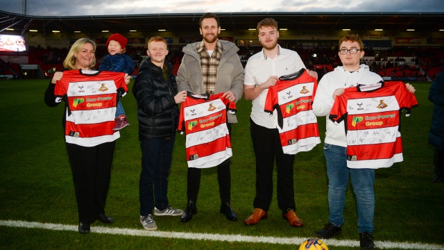 Special surprises for community heroes as Club Doncaster Foundation get involved in the EFL Community Weekend campaign