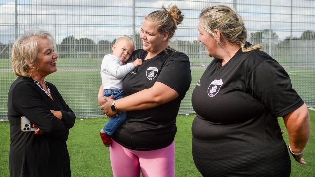 Rt Hon Dame Rosie Winterton visits award winning Fit Rovers Families project