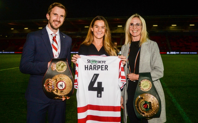 Terri Harper unveiled as Club Doncaster Foundation Women and Girls Ambassador for 22/23