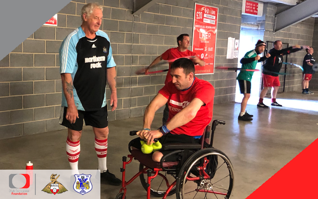 Fit Rovers strengthen friendship with Ben Parkinson MBE