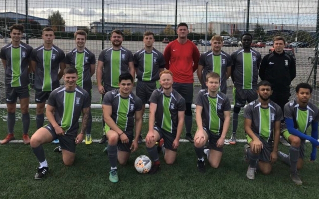 Students studying  at the Keepmoat Stadium enjoying success in BUCS League.
