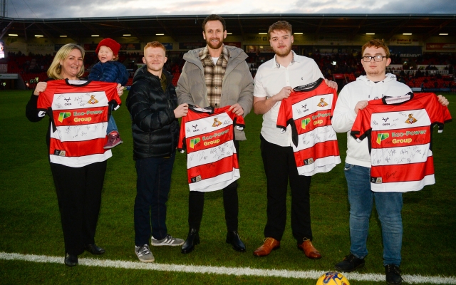 Special surprises for community heroes as Club Doncaster Foundation get involved in the EFL Community Weekend campaign