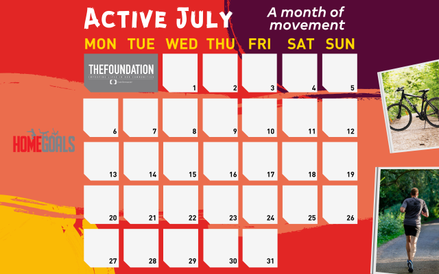 Foundation launch ‘Active July; a month of movement’ initiative. 