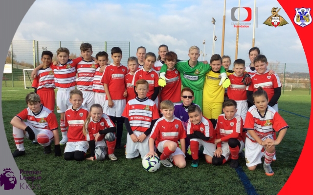 Doncaster and Barnsley joined forces to deliver Kicks event