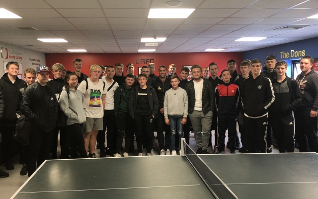 Blair inspires Club Doncaster Sports College 