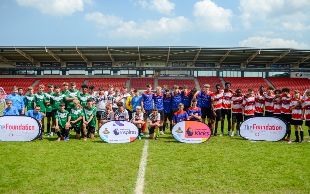 Annual Premier League Kicks play on the pitch event success once again