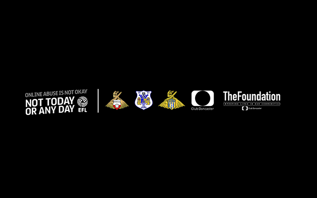 Club Doncaster Foundation to join football and rugby league clubs in switching off our social media accounts #StopOnlineAbuse