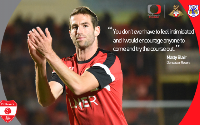 Doncaster Rovers’ Matty Blair: “I’ll always do Fit Rovers”. 