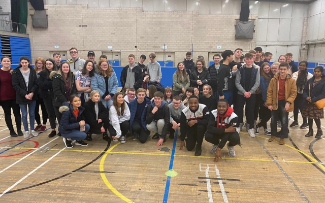 Ennis and John support NCS warm-up event