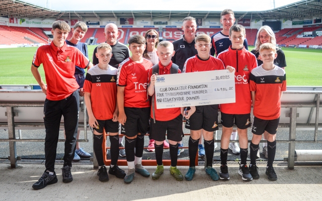 Club Doncaster Foundation and Club Doncaster Academy collectively raise over £5k in fundraising Pitch 2 Peak challenge