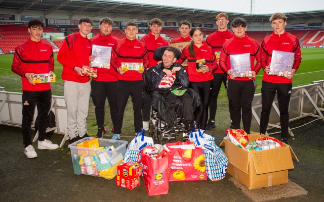 Club Doncaster Foundation spread festive joy at Christmas