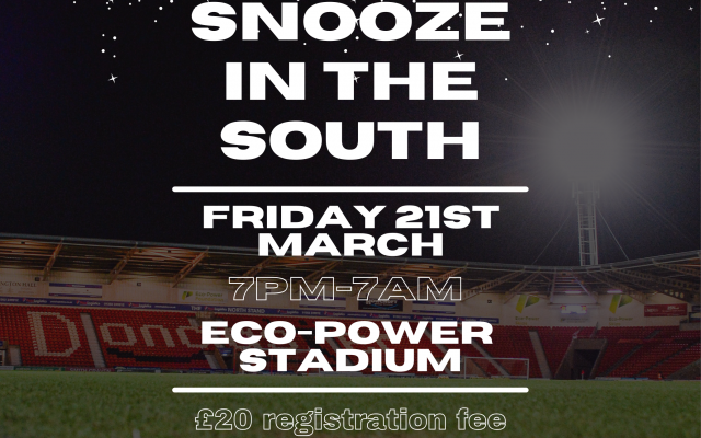 Club Doncaster Foundation’s ‘Snooze in the South’ returns for 2025