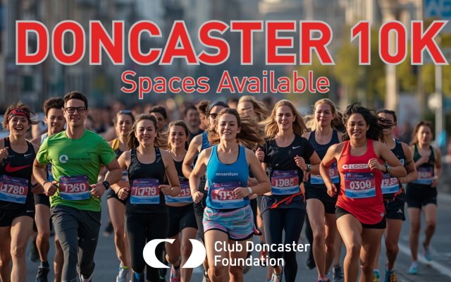 Be part of the movement, with free spaces for the Doncaster 10K