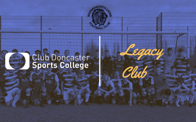 Club Doncaster Sports College launches Legacy Club scheme
